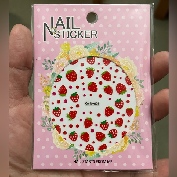 Pink Strawberry Coin Purse Handmade Kawaii Beaded Trinket Gift Case Wallet Jewel - Picture 4 of 4